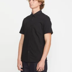 Everett Oxford Shirt - NEW BLACK -Volcom Store A0412501 NBK 2
