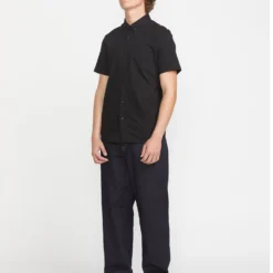 Everett Oxford Shirt - NEW BLACK -Volcom Store A0412501 NBK 3
