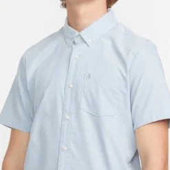 Everett Oxford Shirt - WRECKED INDIGO -Volcom Store A0412501 WRC 1