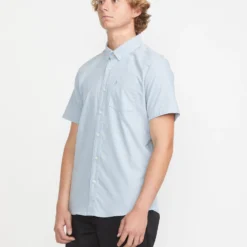 Everett Oxford Shirt - WRECKED INDIGO -Volcom Store A0412501 WRC 2