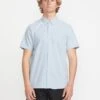 Everett Oxford Shirt - WRECKED INDIGO 1 Everett Oxford Shirt - WRECKED INDIGO -Volcom Store A0412501 WRC F