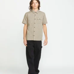 Trade Stone Shirt - LIGHT KHAKI -Volcom Store A0412502 LKH 3