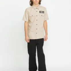 Volcom Ent Shirt - PALE KHAKI 21 Volcom Ent Shirt - PALE KHAKI -Volcom Store A0412503 PLK 3
