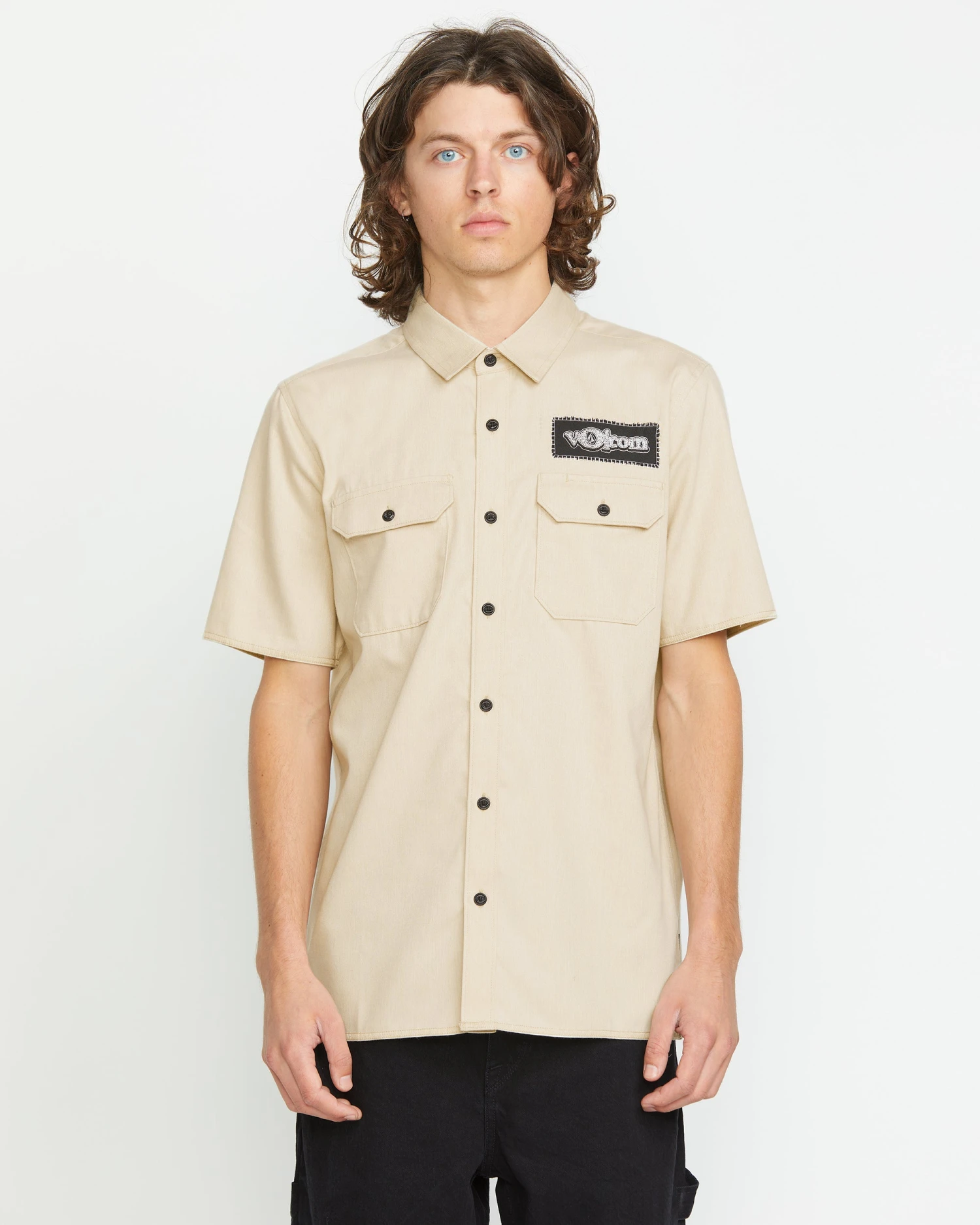 Volcom Ent Shirt - PALE KHAKI 3 Volcom Ent Shirt - PALE KHAKI
