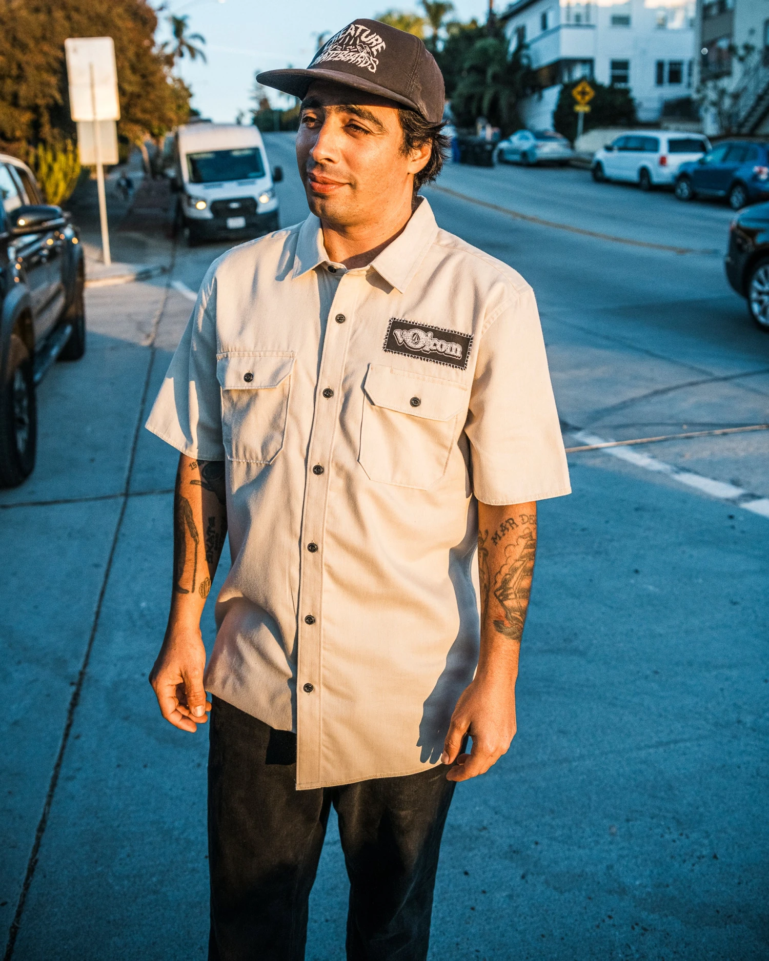 Volcom Ent Shirt - PALE KHAKI 8 Volcom Ent Shirt - PALE KHAKI - Image 6