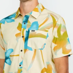 Tracers Floral Shirt - LIGHT BEIGE 12 Tracers Floral Shirt - LIGHT BEIGE -Volcom Store A0412511 LBG 2