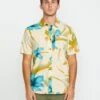 Tracers Floral Shirt - LIGHT BEIGE -Volcom Store A0412511 LBG F