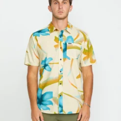 Tracers Floral Shirt - LIGHT BEIGE