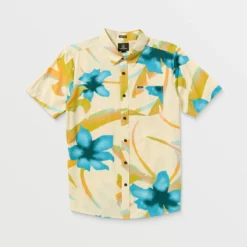 Tracers Floral Shirt - LIGHT BEIGE 14 Tracers Floral Shirt - LIGHT BEIGE -Volcom Store A0412511 ULT FL F
