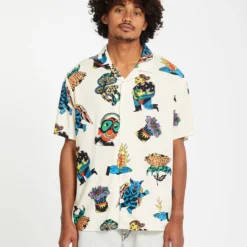 Bob Mollema Shirt - LIGHT BEIGE -Volcom Store A0412513 LBG 1