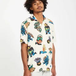 Bob Mollema Shirt - LIGHT BEIGE -Volcom Store A0412513 LBG 4