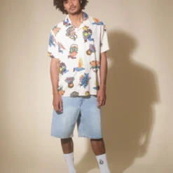 Bob Mollema Shirt - LIGHT BEIGE -Volcom Store A0412513 LBG SILH3