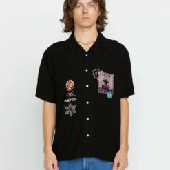 Filip Rygalski Woven Shirt - BLACK -Volcom Store A0412516 BLK 1