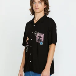 Filip Rygalski Woven Shirt - BLACK -Volcom Store A0412516 BLK 3