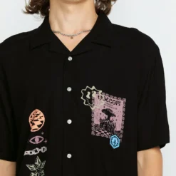Filip Rygalski Woven Shirt - BLACK -Volcom Store A0412516 BLK 4