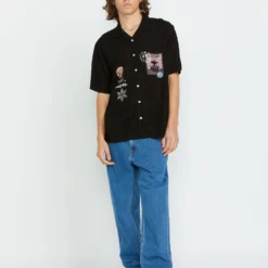 Filip Rygalski Woven Shirt - BLACK -Volcom Store A0412516 BLK 5