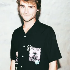 Filip Rygalski Woven Shirt - BLACK -Volcom Store A0412516 BLK LIFESTYLE 3