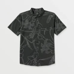 Cad Floral Shirt - STEALTH -Volcom Store A0412518 STH 4
