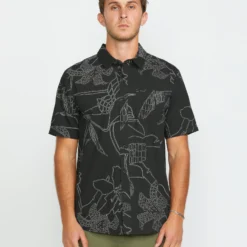 Cad Floral Shirt - STEALTH