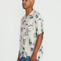 Mistostone Shirt - Stone -Volcom Store A0422501 STN 3