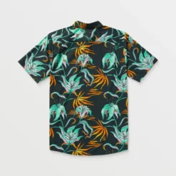 Brainmelter Floral Shirt - Black Green 15 Brainmelter Floral Shirt - Black Green -Volcom Store A0422506 BGR 10