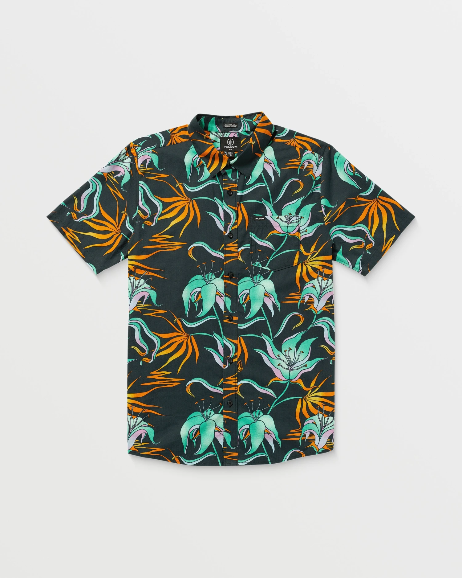 Brainmelter Floral Shirt - Black Green 8 Brainmelter Floral Shirt - Black Green - Image 6