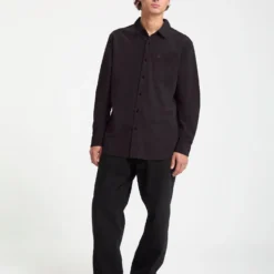 Zander Shirt - Asphalt Black -Volcom Store A0532410 ASB 30