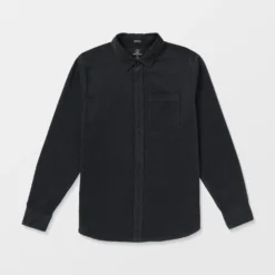 Zander Shirt - Asphalt Black -Volcom Store A0532410 ASB 50 scaled