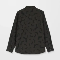 J.J. Villard Shirt - Rinsed Black 21 J.J. Villard Shirt - Rinsed Black -Volcom Store A0532504 RIB 51