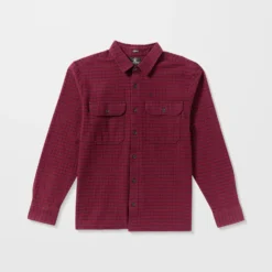 Augustone Shirt - Merlot -Volcom Store A0532505 MER 50