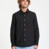 Veeco Oxford Shirt - Black 2 Veeco Oxford Shirt - Black -Volcom Store A0532507 BLK 3