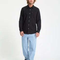 Veeco Oxford Shirt - Black -Volcom Store A0532507 BLK 30
