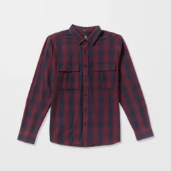 Shadowstone Flannel Shirt - Navy -Volcom Store A0532511 NVY 50