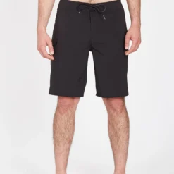 Lido Solid Mod 20" Boardshort - BLACK