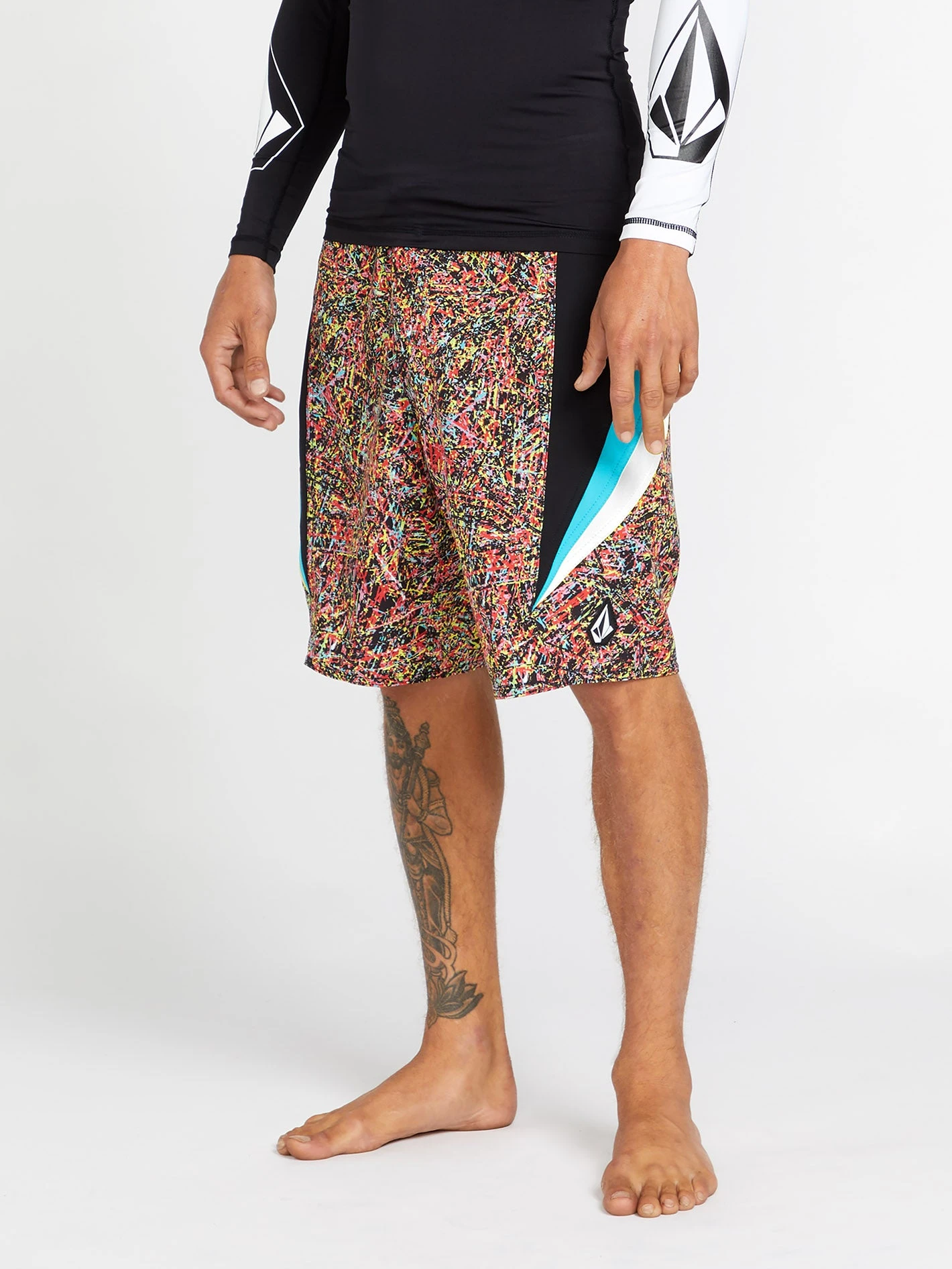 Surf Vitals J Robinson Mod 20" Boardshort - Black 3 Surf Vitals J Robinson Mod 20" Boardshort - Black