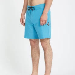Lido Solid Mod 18" Boardshort - BAY BLUE -Volcom Store A0812416 BYB 3