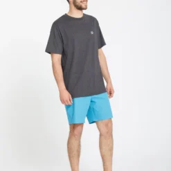 Lido Solid Mod 18" Boardshort - BAY BLUE -Volcom Store A0812416 BYB 5