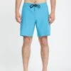 Lido Solid Mod 18" Boardshort - BAY BLUE -Volcom Store A0812416 BYB F