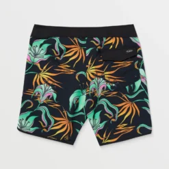 Infuse Scallop Mod 19" Boardshort - Black Green -Volcom Store A0812502 BGR 10