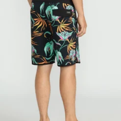 Infuse Scallop Mod 19" Boardshort - Black Green -Volcom Store A0812502 BGR B