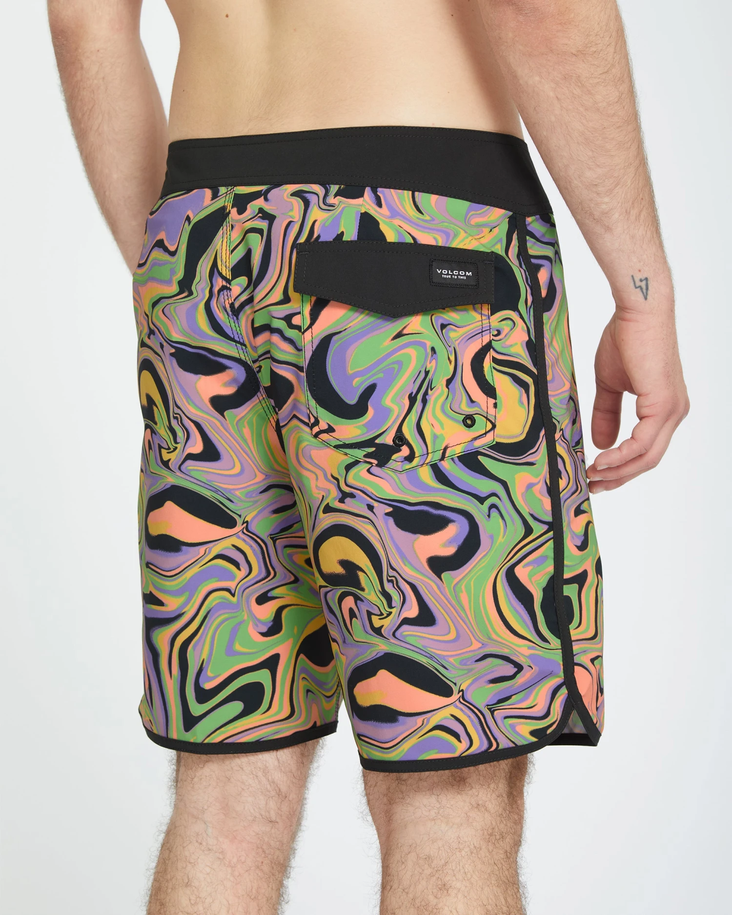 Infuse Scallop Mod 19" Boardshort - STEEL PURPLE 6 Infuse Scallop Mod 19" Boardshort - STEEL PURPLE - Image 4