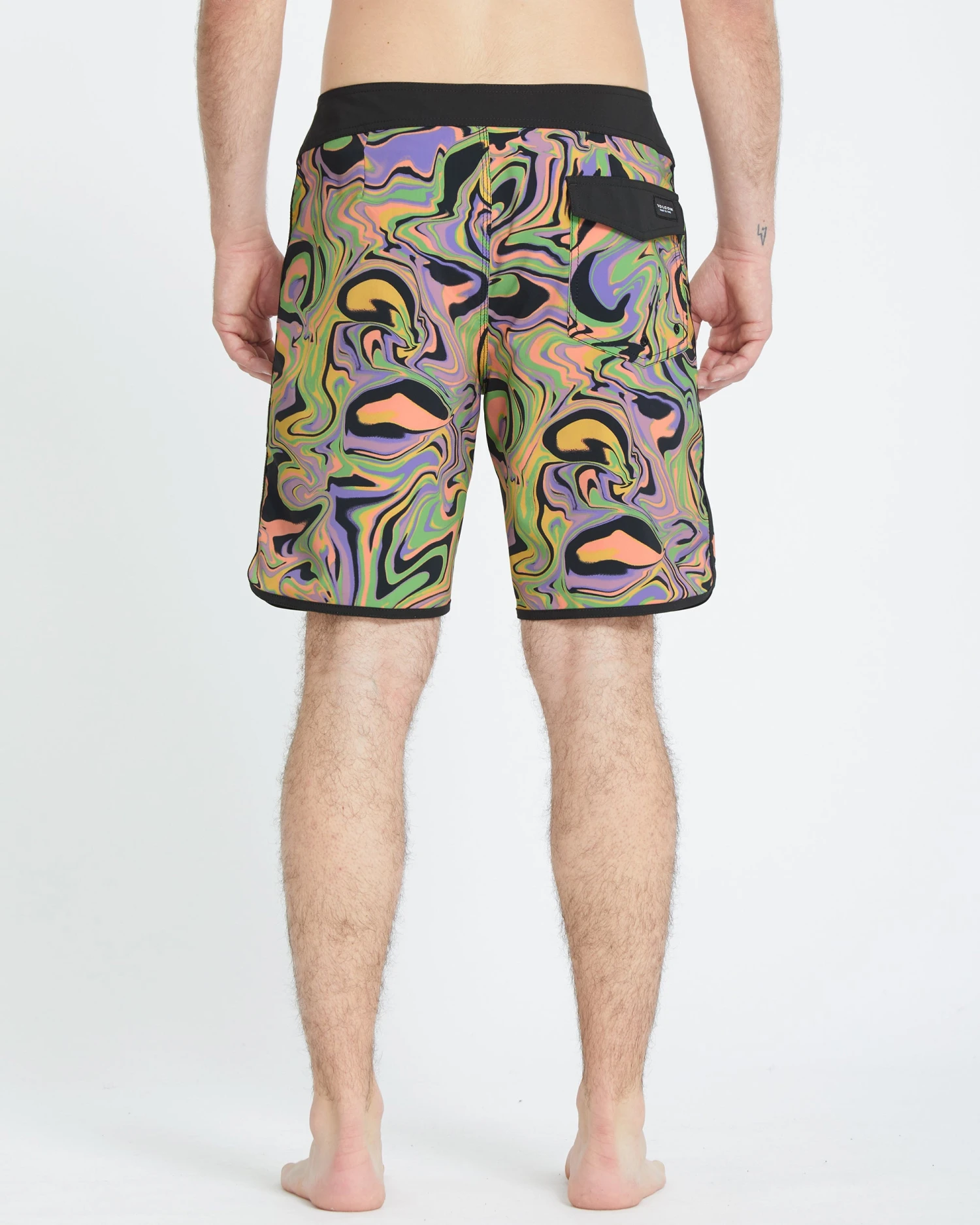 Infuse Scallop Mod 19" Boardshort - STEEL PURPLE 4 Infuse Scallop Mod 19" Boardshort - STEEL PURPLE - Image 2