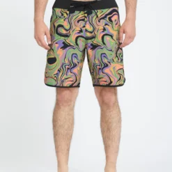 Infuse Scallop Mod 19" Boardshort - STEEL PURPLE