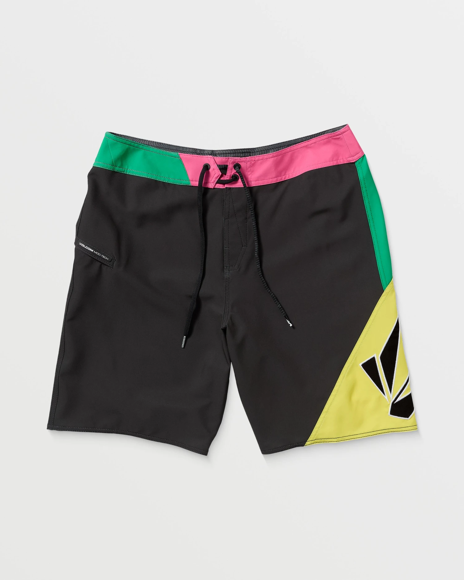 Vee Bee Mod 20" Boardshort - BLACK 10 Vee Bee Mod 20" Boardshort - BLACK - Image 8