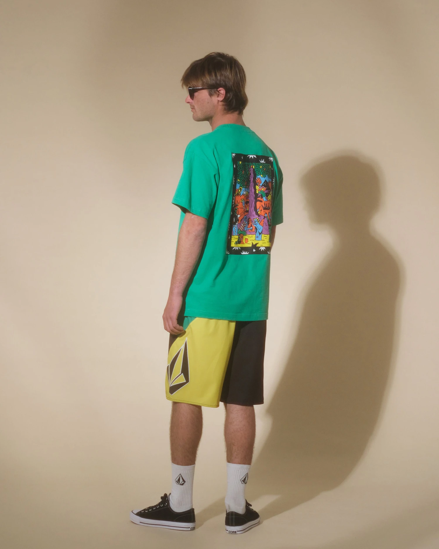 Vee Bee Mod 20" Boardshort - BLACK 6 Vee Bee Mod 20" Boardshort - BLACK - Image 4