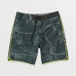Mister Fib Scallop Stoney 19" Boardshort - STEALTH -Volcom Store A0812508 STH 5
