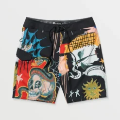Seth Conboy Mod 20" Boardshort - Black -Volcom Store A0822505 BLK 9
