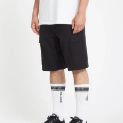 Strange Tripper Cargo 22" Short - BLACK -Volcom Store A0912502 BLK 1