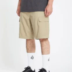 Strange Tripper Cargo 22" Short - KHAKI 12 Strange Tripper Cargo 22" Short - KHAKI -Volcom Store A0912502 KHA 1