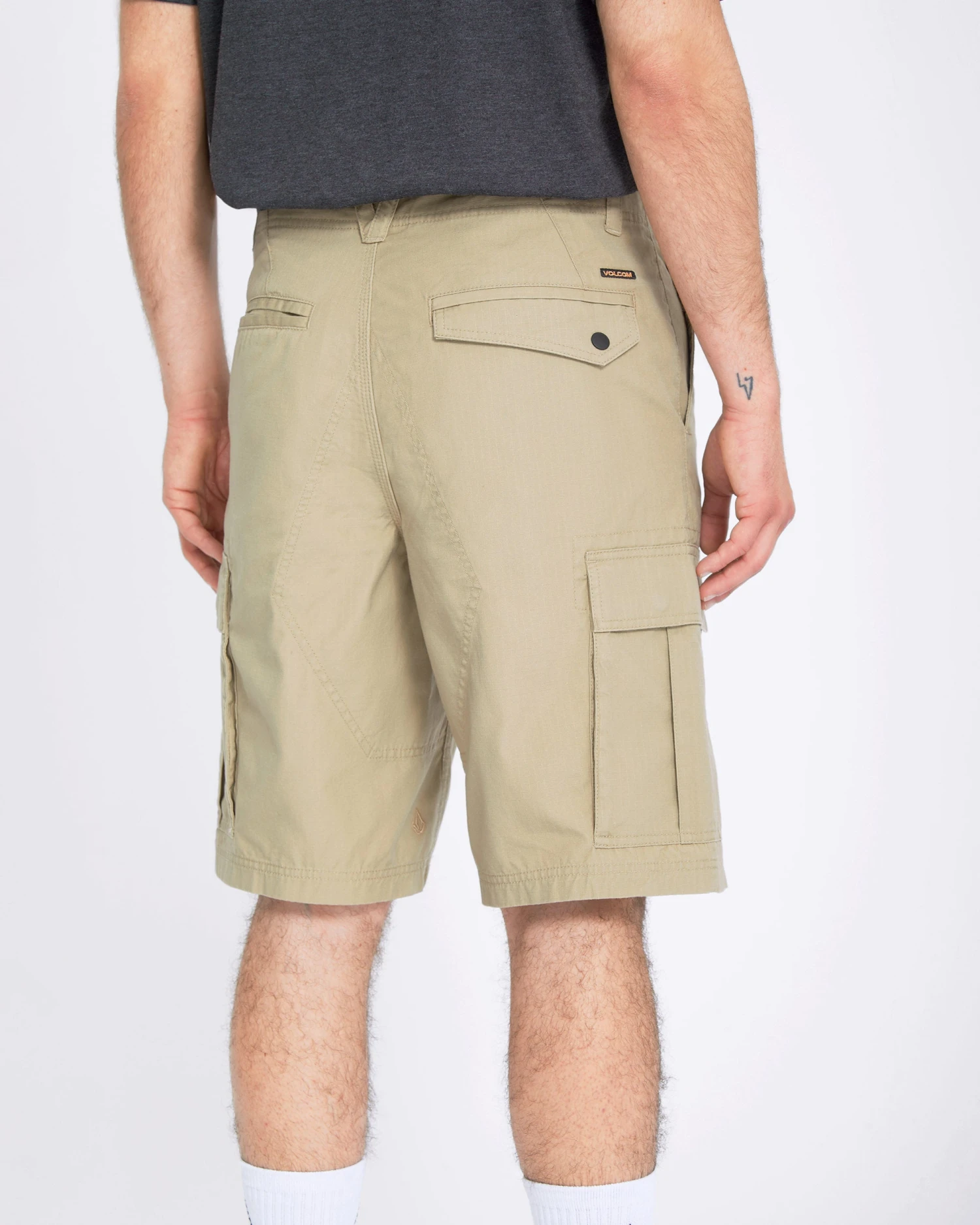 Strange Tripper Cargo 22" Short - KHAKI 6 Strange Tripper Cargo 22" Short - KHAKI - Image 4